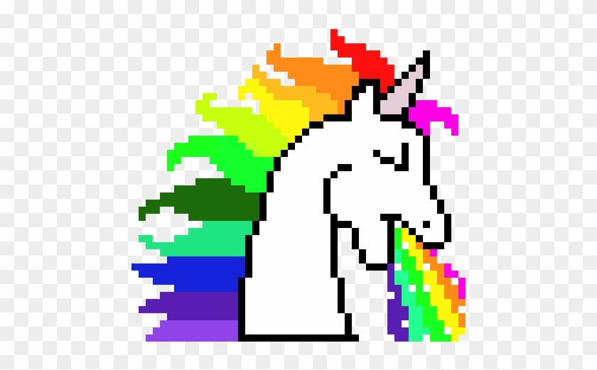 Pixel Unicorn - Pixel Art For Minecraft #1265722