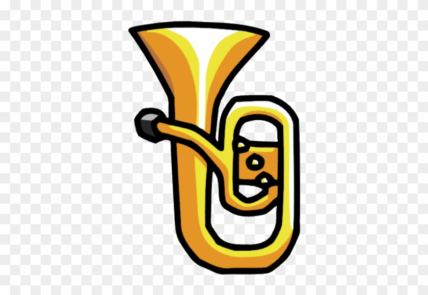 Tuba Clipart Transparent - Tuba Cartoon Png #1265734