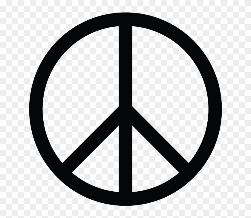 Free Button Template - History Of The Peace Sign #1265767