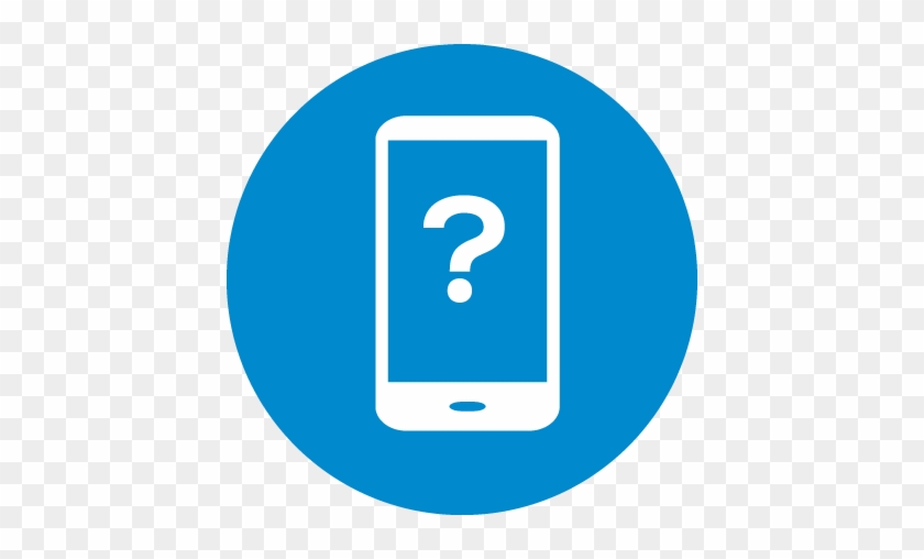 Cell Phone With A Question Mark On The Screen To Illustrate - Suite Room Icon #1265822