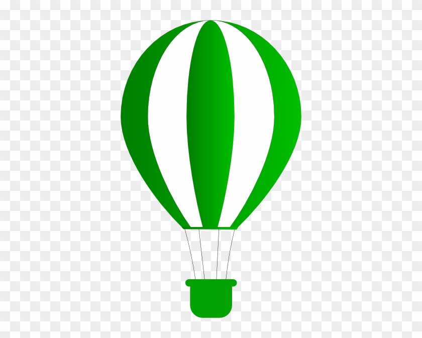 Green Clipart Hot Air Balloon - Hot Air Balloon Clip Art #1265926
