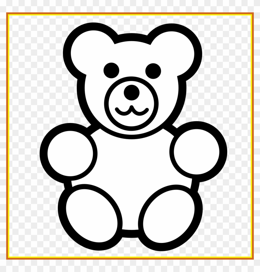 Best Clipartist Net Clip Art Pitr Teddy Bear Icon Black - Teddy Bear Coloring Page #1265929
