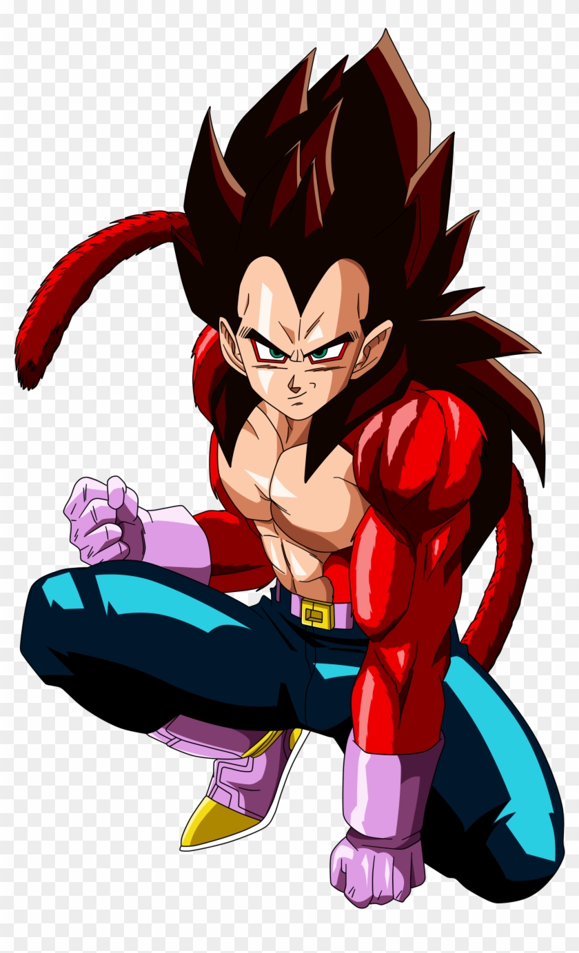 Goku Clipart Ssj4 - Dragon Ball Z Vegeta Ssj4 #1265975