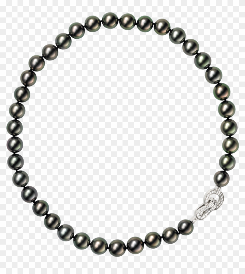 Pearls Clipart Silhouette - Black Necklace Online India #1266198