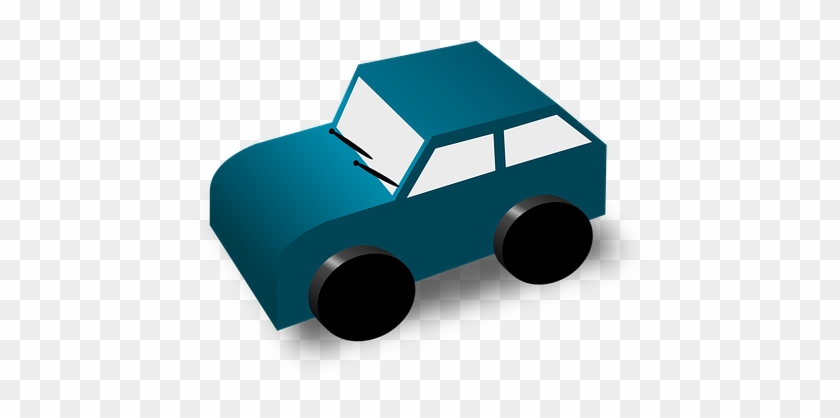 Car, Transportation, Blue, Moving, Toy - Cartoon Car Transparent Background #1266278