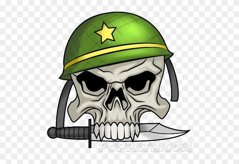 Play Slideshow - Military Skull Transplarent #1266298