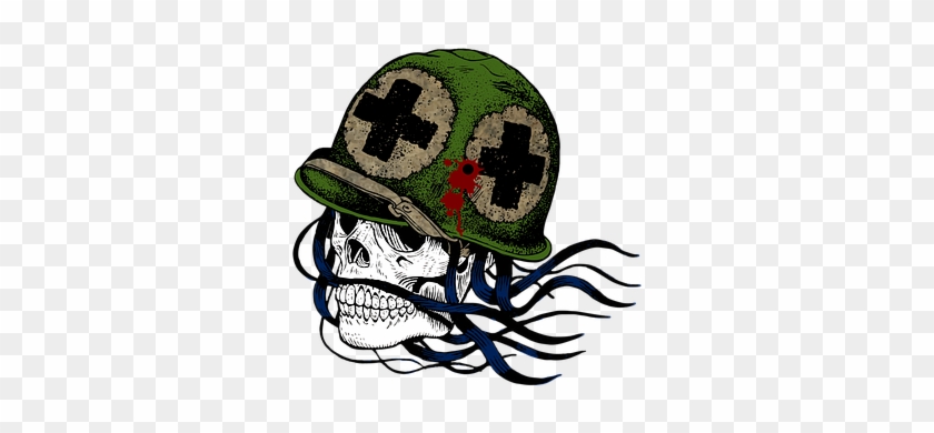 Adult Content Safesearch Soldier Skull War Helmet Military - Warhelmet Illustration #1266299