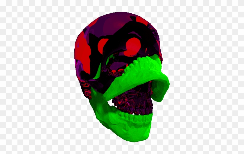 Skull Sticker By Badblueprints - Face Mask #1266331