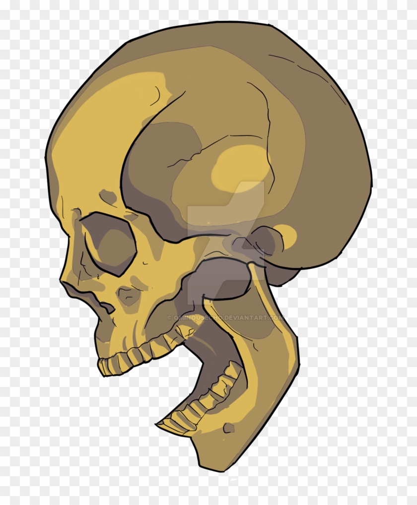 Cell Shaded Skull By Ominousecho On Deviantart - Cel Shaded Skull #1266409
