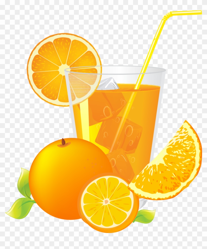 Orange Juice Apple Juice - Jugo De Naranja Animado - Free Transparent PNG  Clipart Images Download