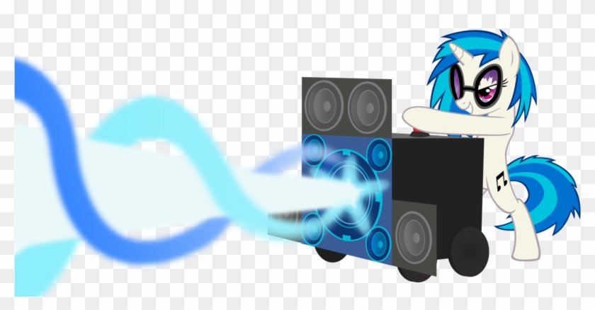 Shinodage, Bass Cannon, Beam, Bipedal, Dj Pon-3, Female, - Vinyl Scratch Bass Cannon #1266583