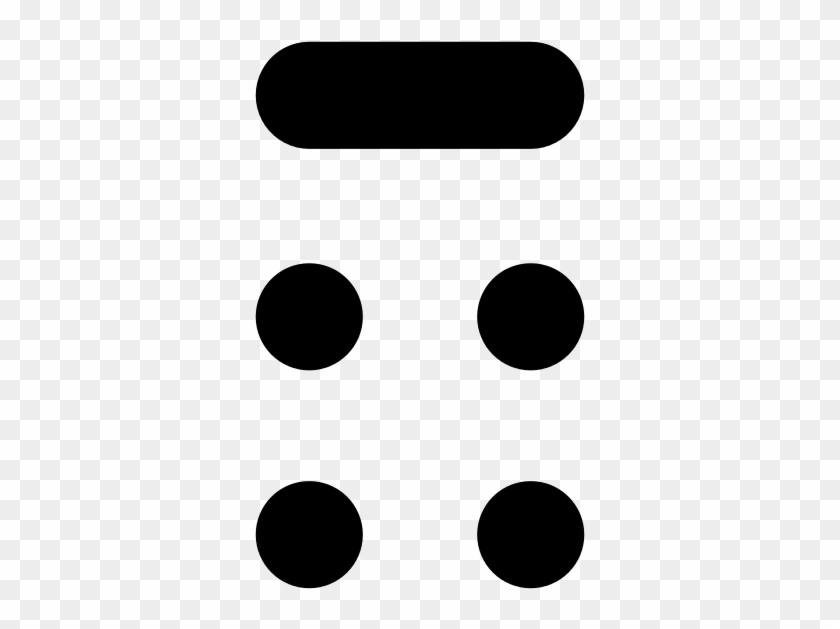 Braille Pattern Dots 2356 Bars - Circle #1266682