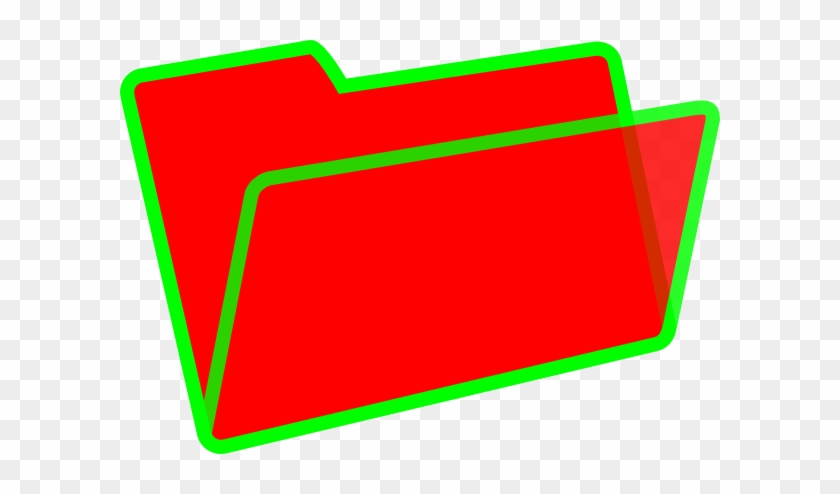 Red/green Folder Clip Art At Clker - Clip Art #1266732