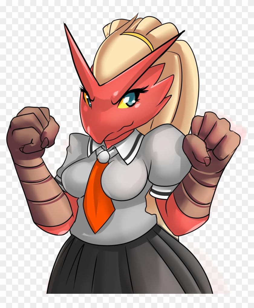 Pokemon School Girl Blaziken - School Girl Pokemon #1266735