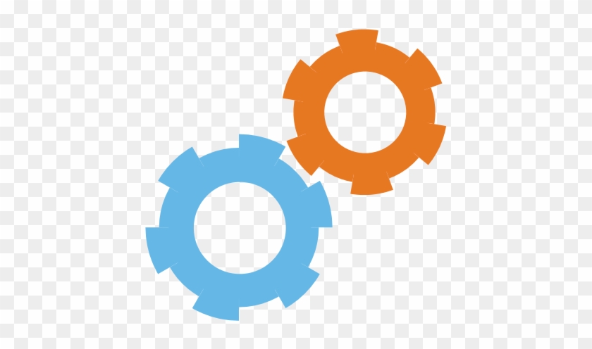 Two Gears Icon - Gear Icon Transparent #1266877