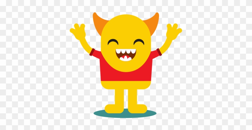 Funny Monster Character Icon - Cartoon #1266900
