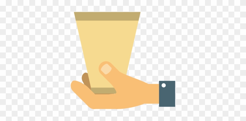 Hand With Cup Coffee Vector Illustration - Coffee #1266928