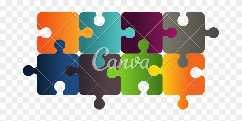 Puzzle Pieces Isolated Icon - Example Of Competency Map #1266943