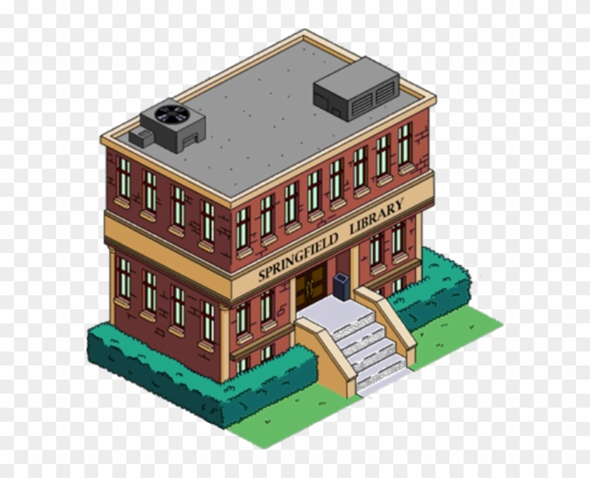 Springfield Library Is A Level 12 Building - Minecraft #1266995