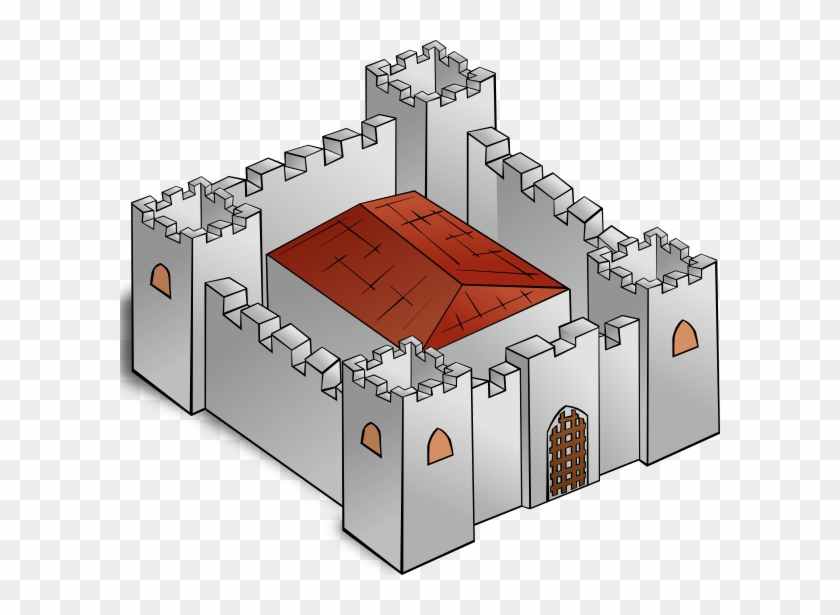 Fortress Clipart Cartoon - Fortress Clipart #1267039