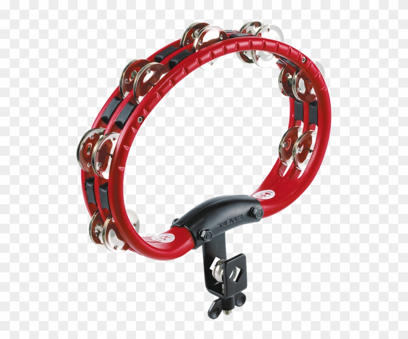 Meinl Tmt2r Mountable Traditional Abs Tambourine Steel - Meinl Drum Set Tambourine Red #1267193