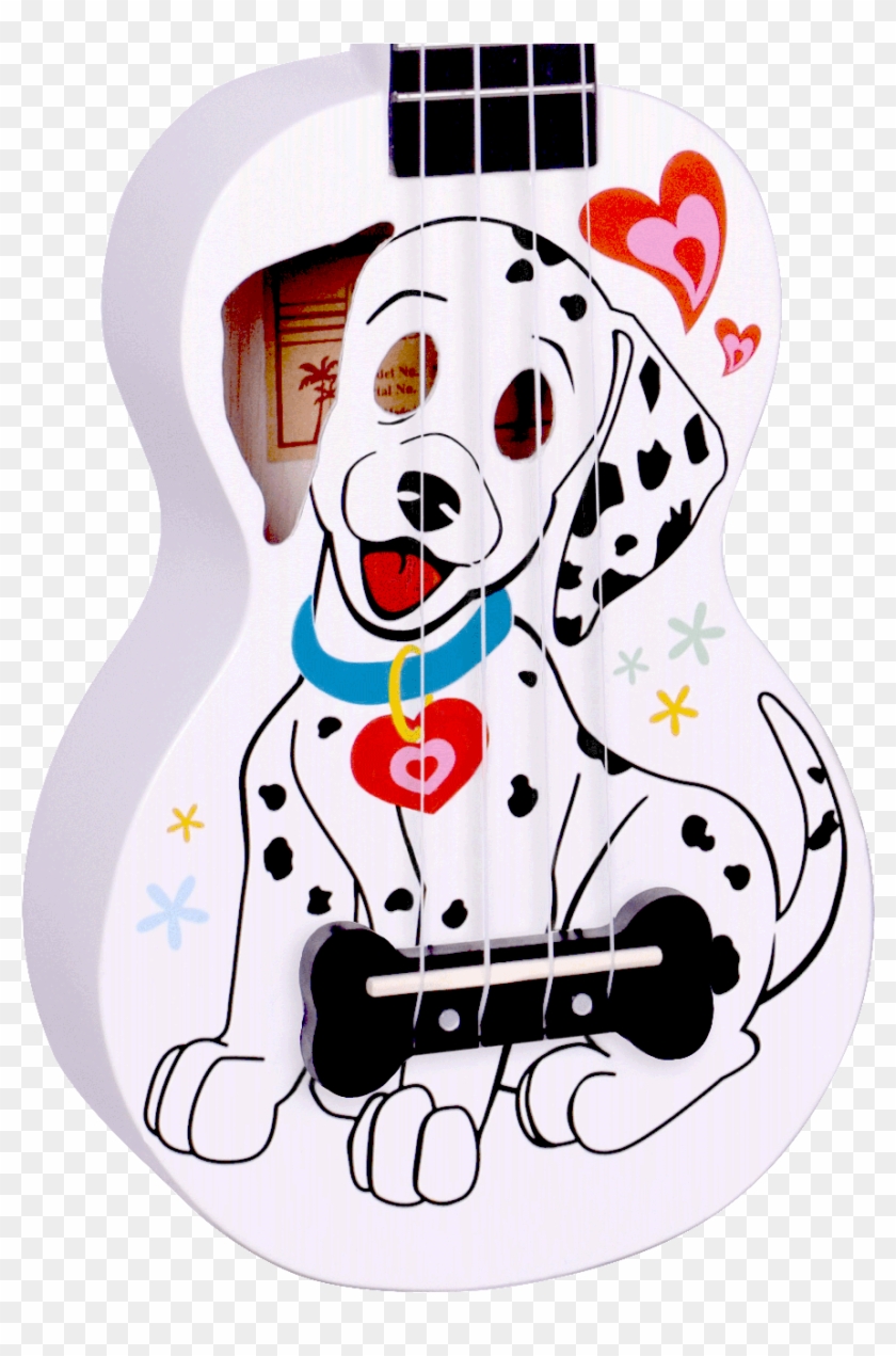 Mahalo Ma1dawt Art Series Dalmatian Soprano Ukulele - Mahalo Soprano Ukulele Dalmatian White Ma1da-wt #1267195