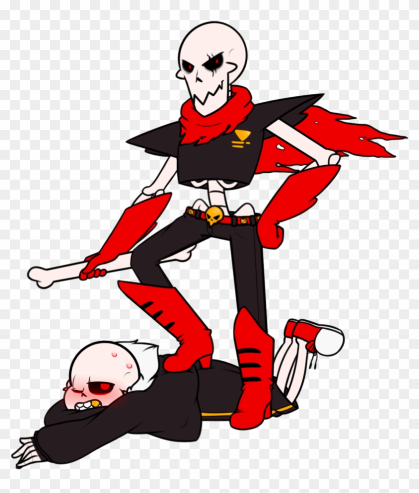 Underfell Sans And Papyrus By Awkward-octopus1 - Underfell Sans And Papyrus #1267218