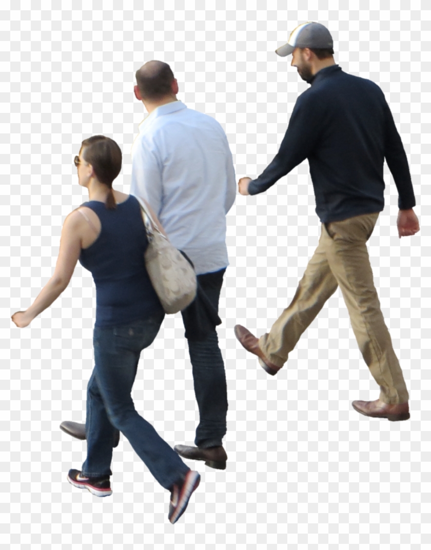 14 Group Of People Walking Psd Images - People Walking Overhead #1267354