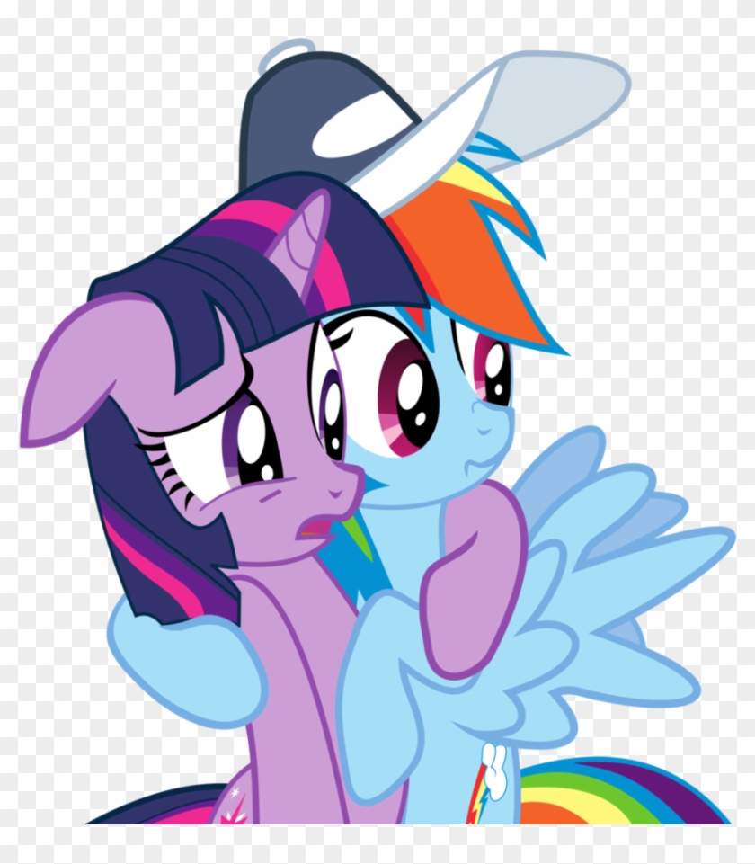 **ednaeoj Rolled A Random Image Posted In Comment - Mlp Twilight And Rainbow Dash Hugs Png #1267385