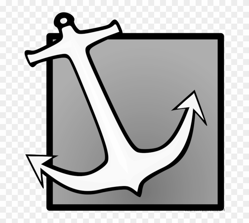 Anchor Tools Free Black White Clipart Images Clipartblack - Anchor Clip Art #1267419