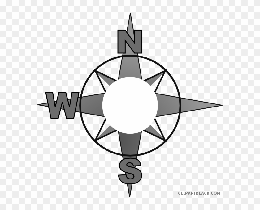 Compass Rose Tools Free Black White Clipart Images - Clip Art #1267427