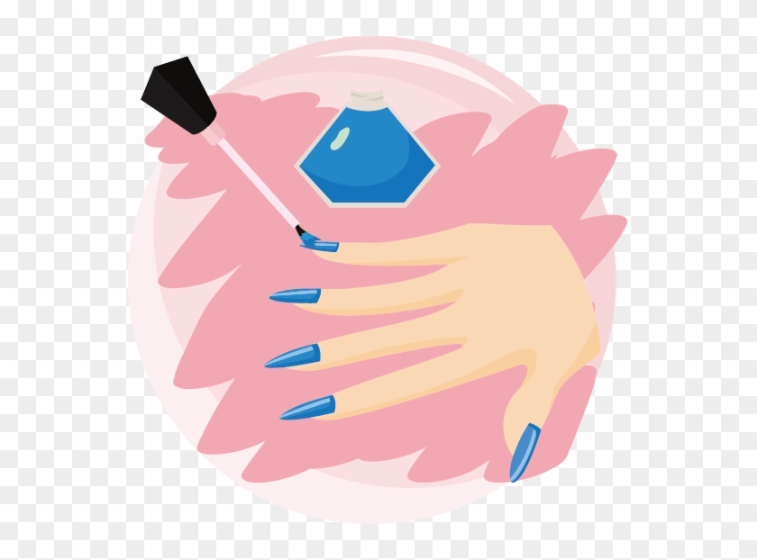 Nail Polish Clip Art - Nail Vector Png #1267430