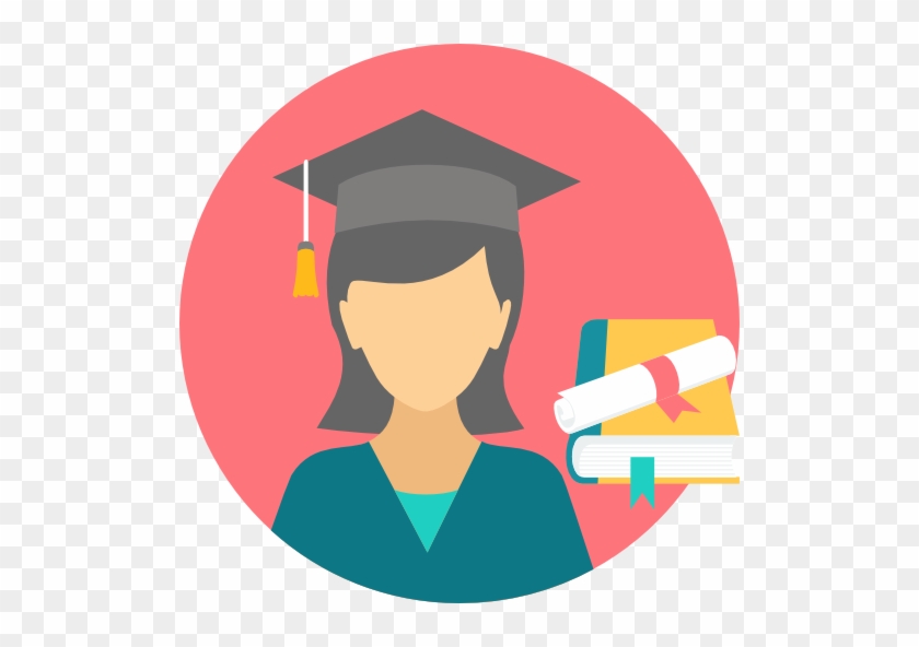 Girl Student Icon Png #1267645