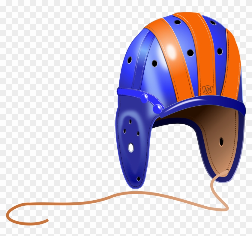 Leather Football Helmet - Transparent Football Old Style Helmet #1267671