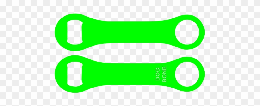 Neon Green Dog Bone Opener - Neon Green Dog Bone Opener #1267748
