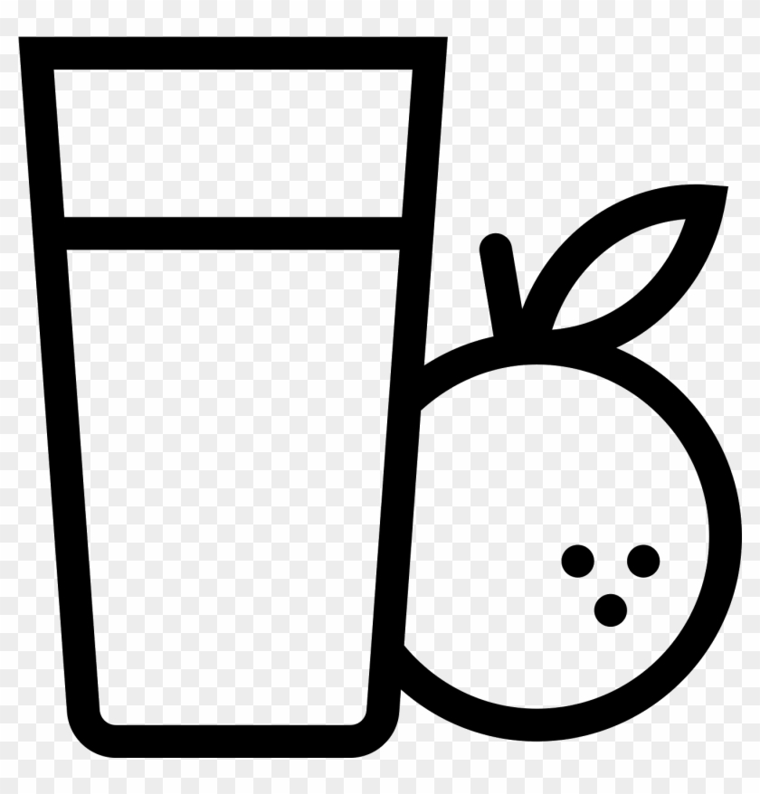 Orange Juice Icon - Juice Icon #1267777