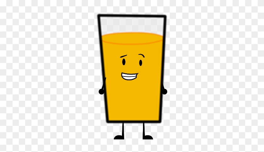 Orange Juice Pose - Cartoon #1267797