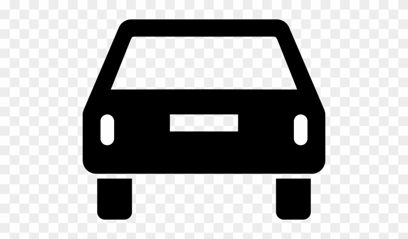 Auto Schwarz Clipart - Car Back Icon Png #200678