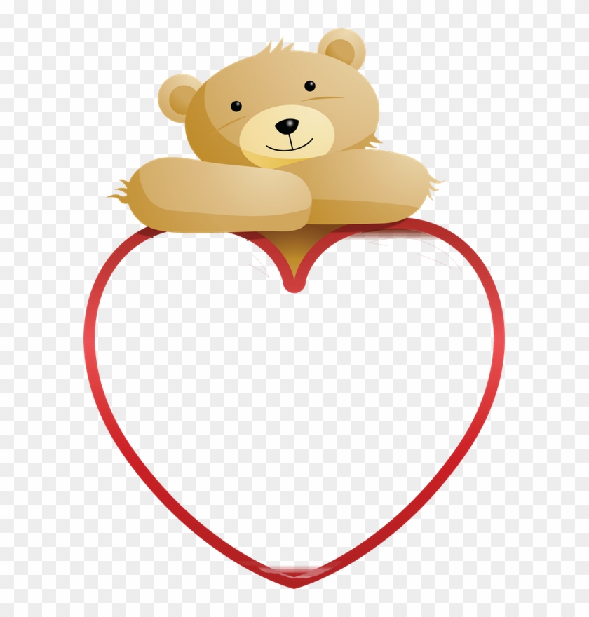Teddy Bear And Heart - Teddy Bears With Hearts #200679