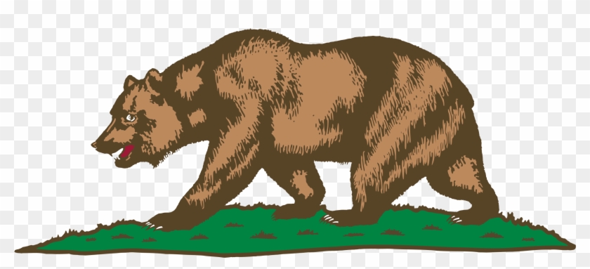 Grizzly Bear Clipart California Bear - New California Republic Flag #200781