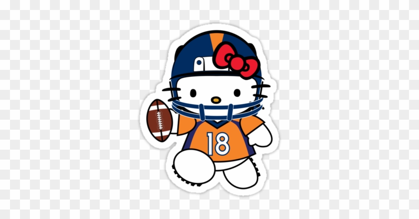 Hello Kitty Peyton Manning - Seattle Seahawks Hello Kitty #200825