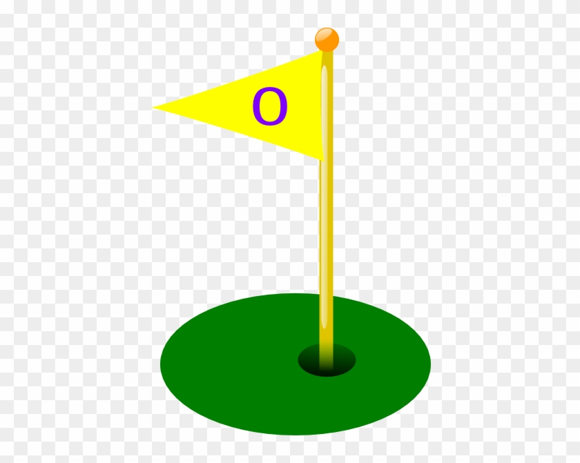 Golf Flag 0 Hole Svg Clip Arts 408 X 591 Px - Golf Easy To Draw #200893