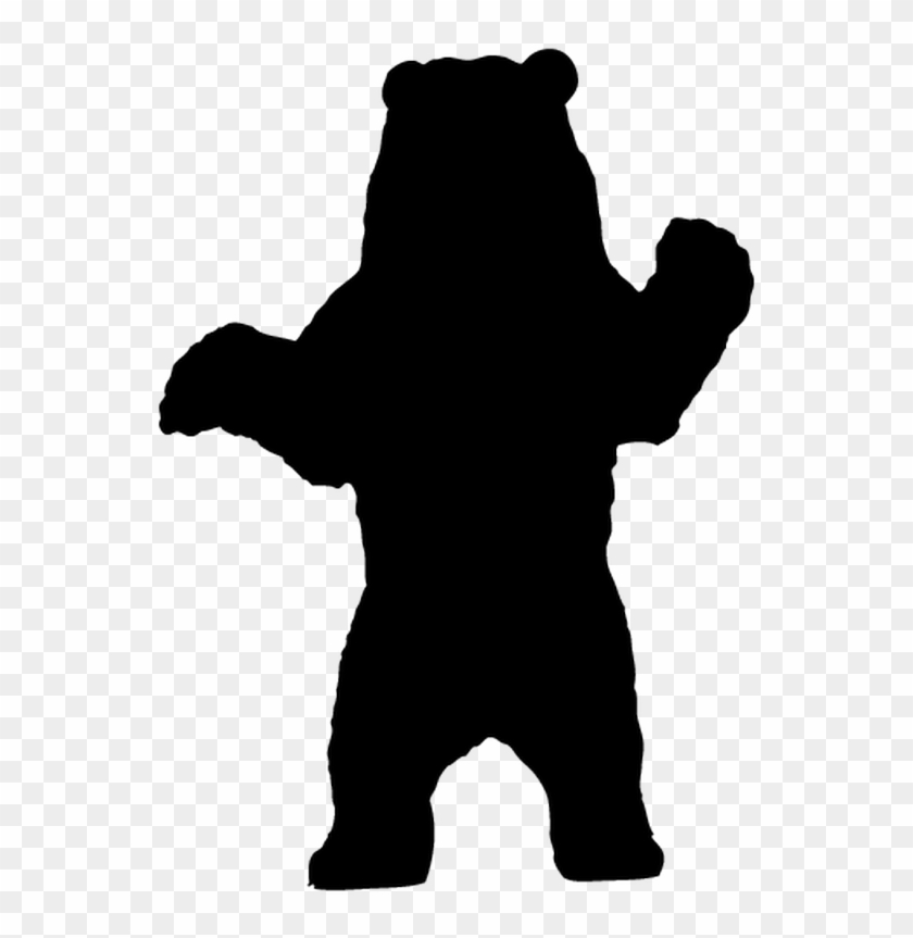 Grizzly Bear American Black Bear Brown Bear Silhouette - Silhouette Of A Bear #200918