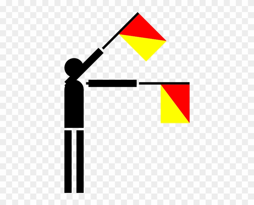 Semaphore Flags W #201036