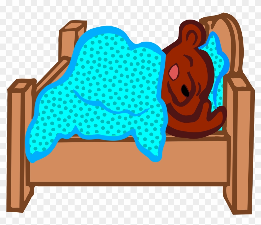Hibernating Bear - Winterschlaf Clipart #201069