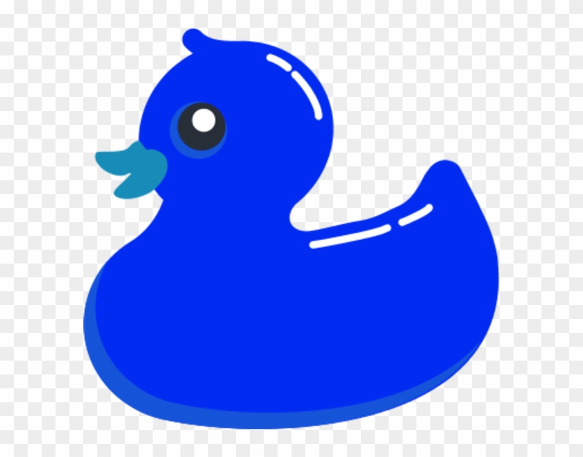 Download - Blue Rubber Duck Clip Art #201188