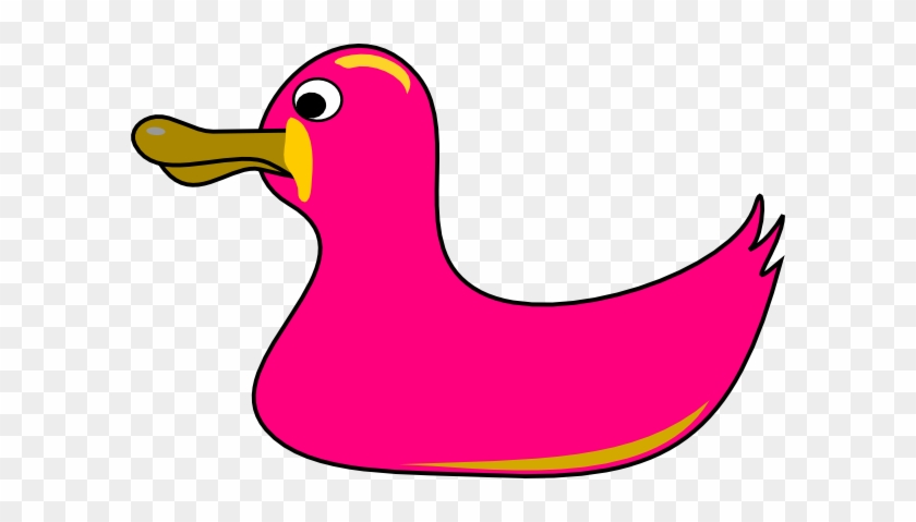 Duck Clip Art - Clipart Pink Duck #201204