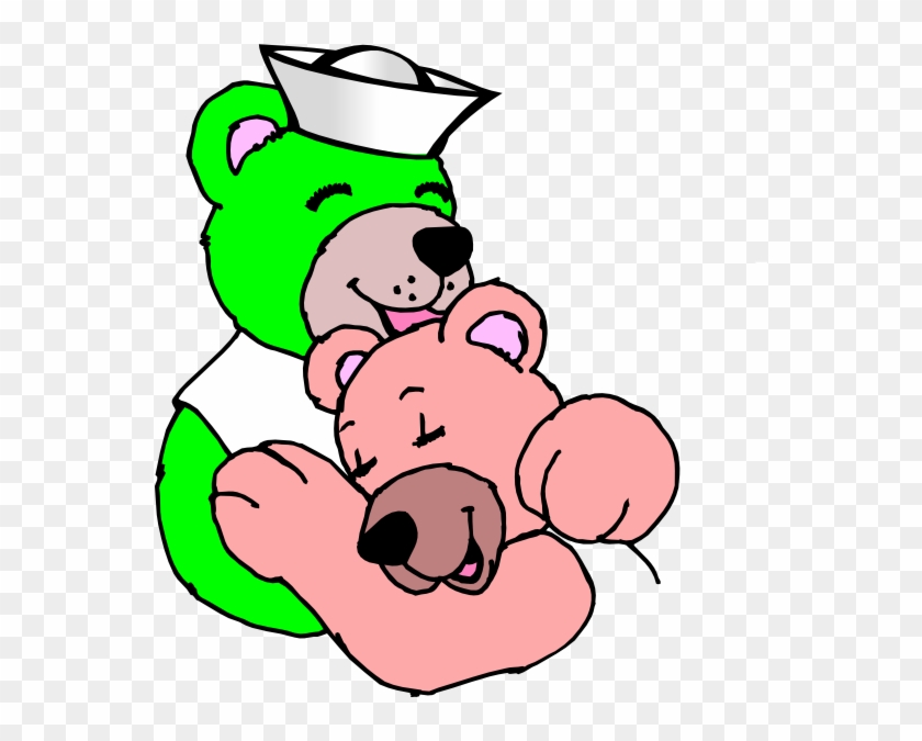 Cartoon Bear Hug - Hugging Bears #201242