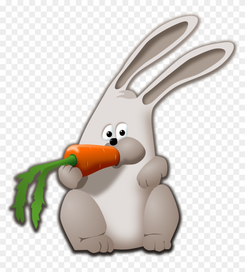 Bunny Eating Carrot Scallywag March Clipartist - Easter Bunny Eating Carrot #201243