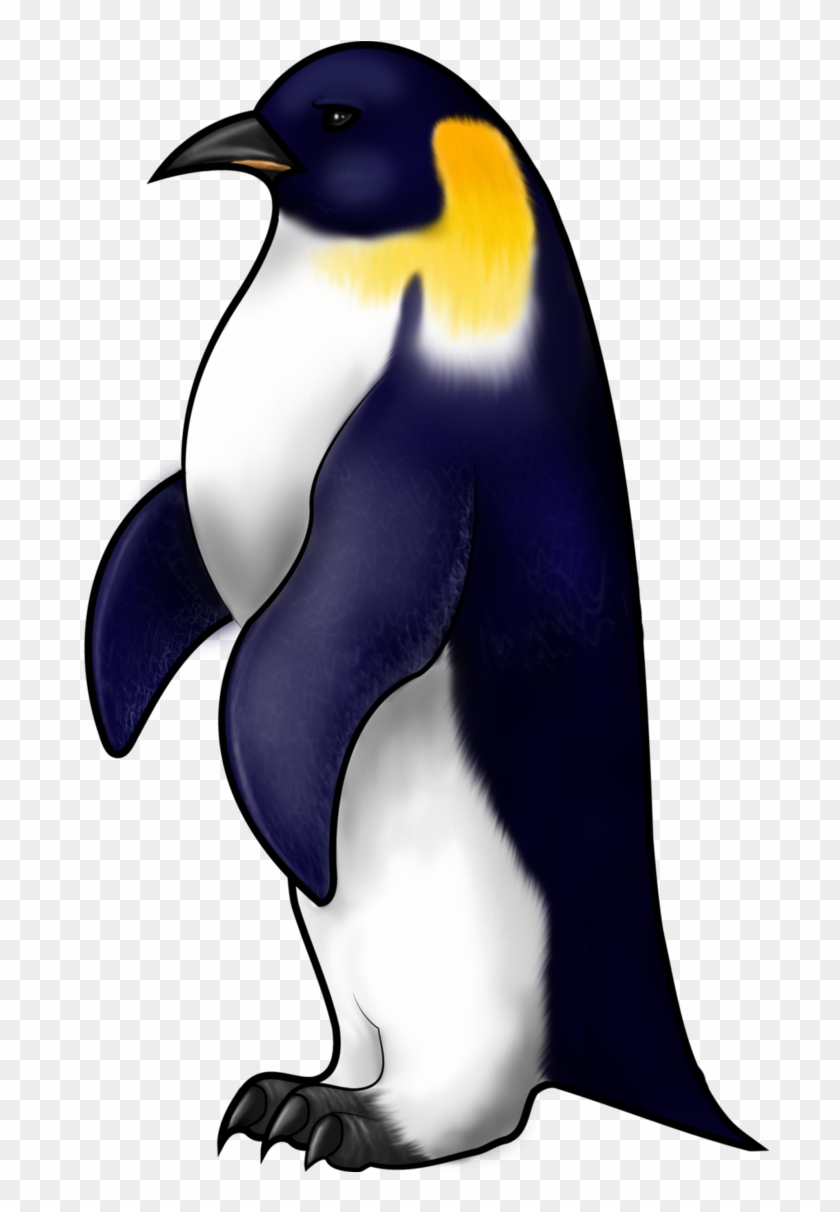 Emperor Penguin By Pickledsuicune On Deviantart - Draw An Emperor Penguin #201259